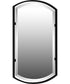 Quoizel Reflections Large Mirror Matte Black