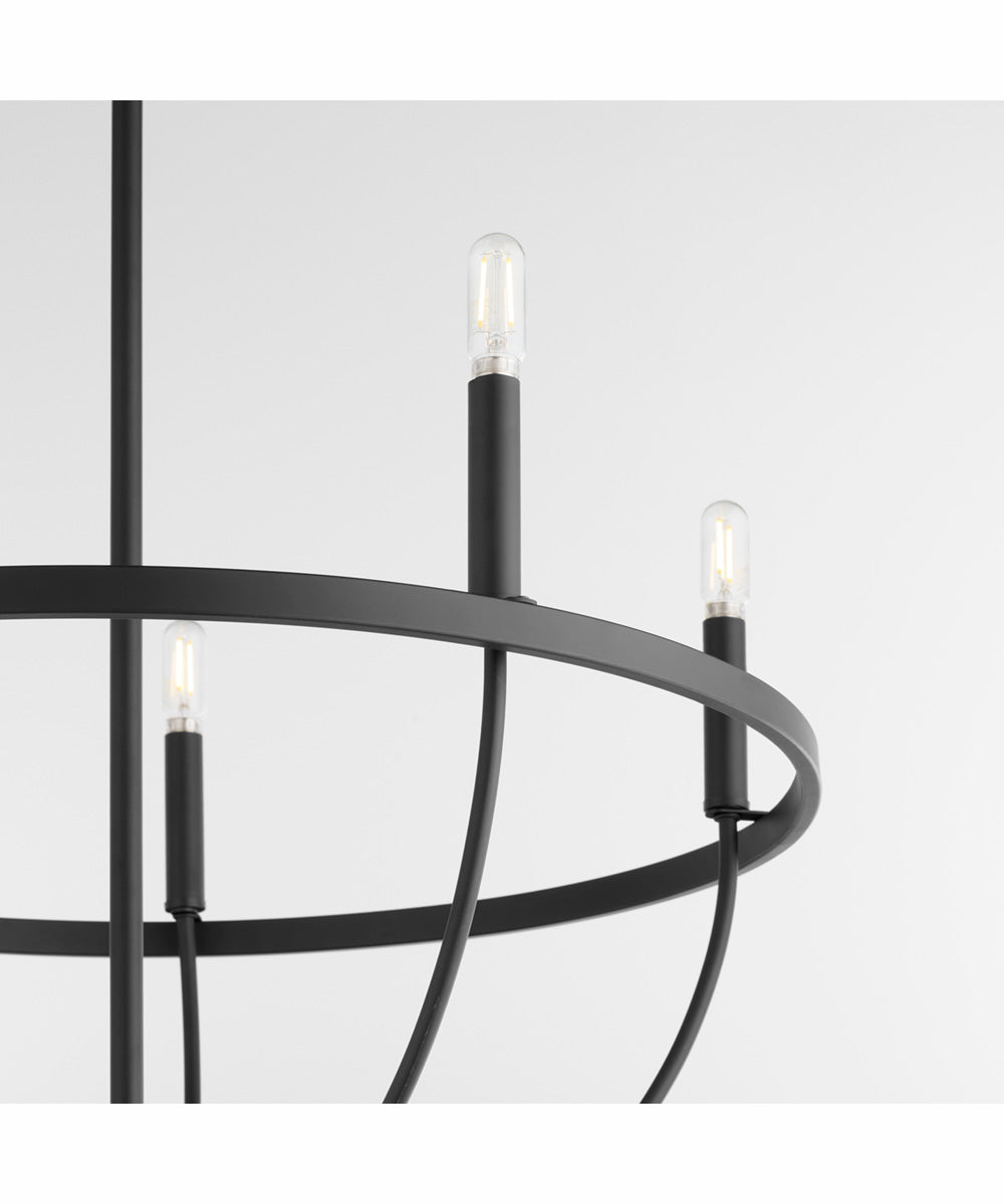 Tribute 5-light Chandelier Matte Black