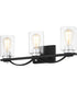 Salem Large 3-light Bath Light Matte Black