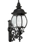 Onion Lantern 4-Light Wall Lantern Textured Black