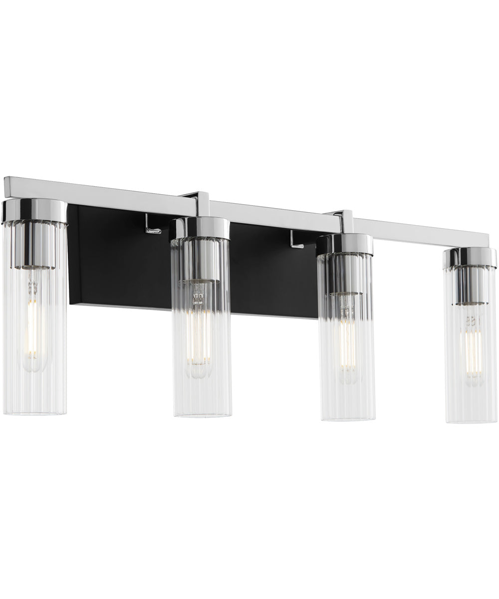 Kilbey 4-light Bath Vanity Light Matte Black