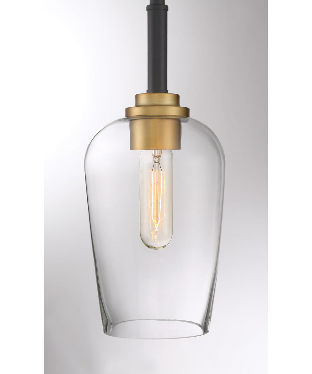 Sagamore Small 1-light Mini Pendant Earth Black