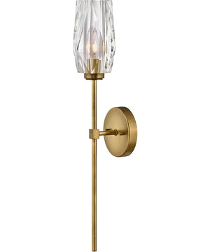 Ana 1-Light Single Light Sconce in Heritage Brass