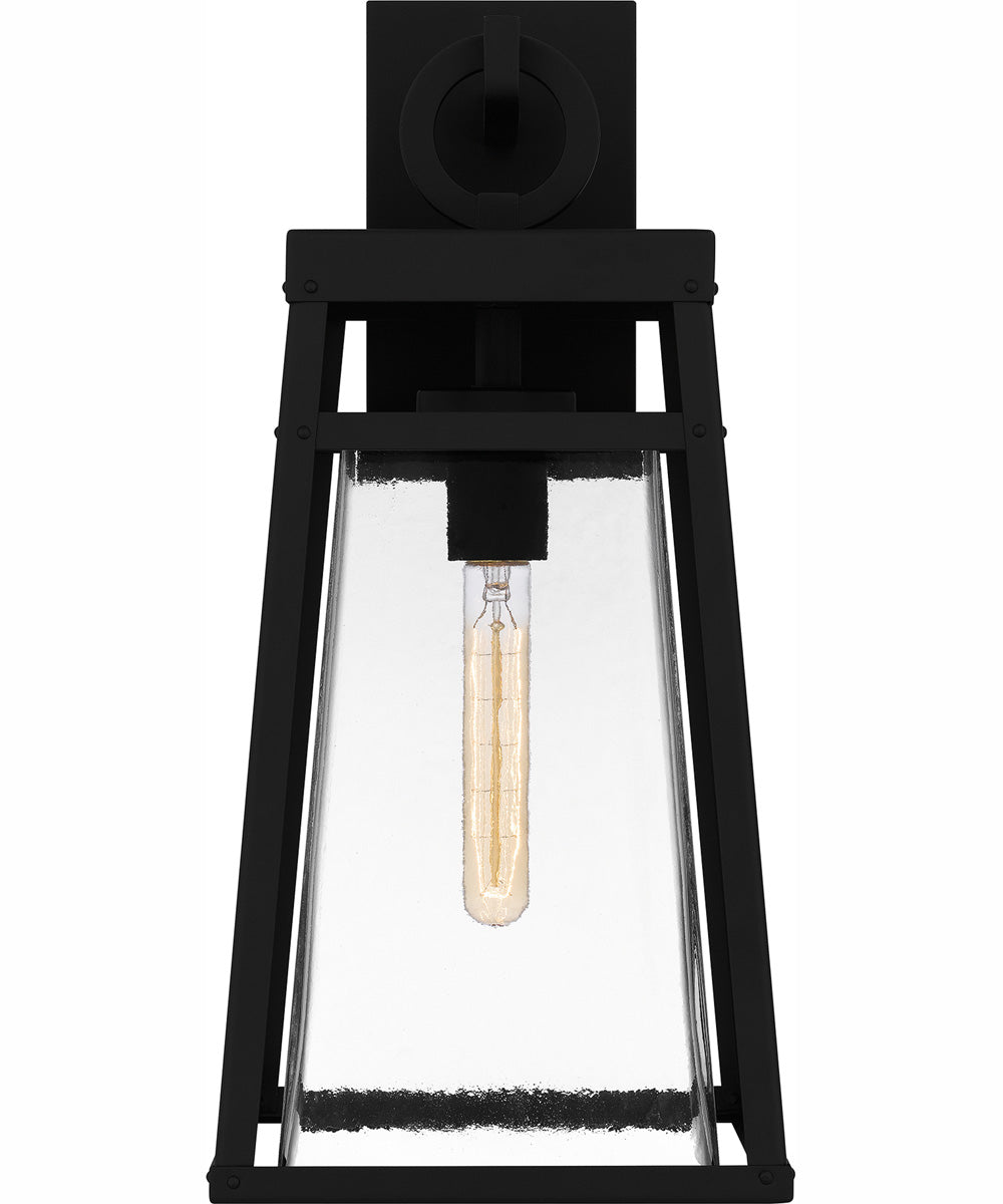 Godfrey Large 1-light Outdoor Wall Light  Coastal Armour Aluminum Matte Black