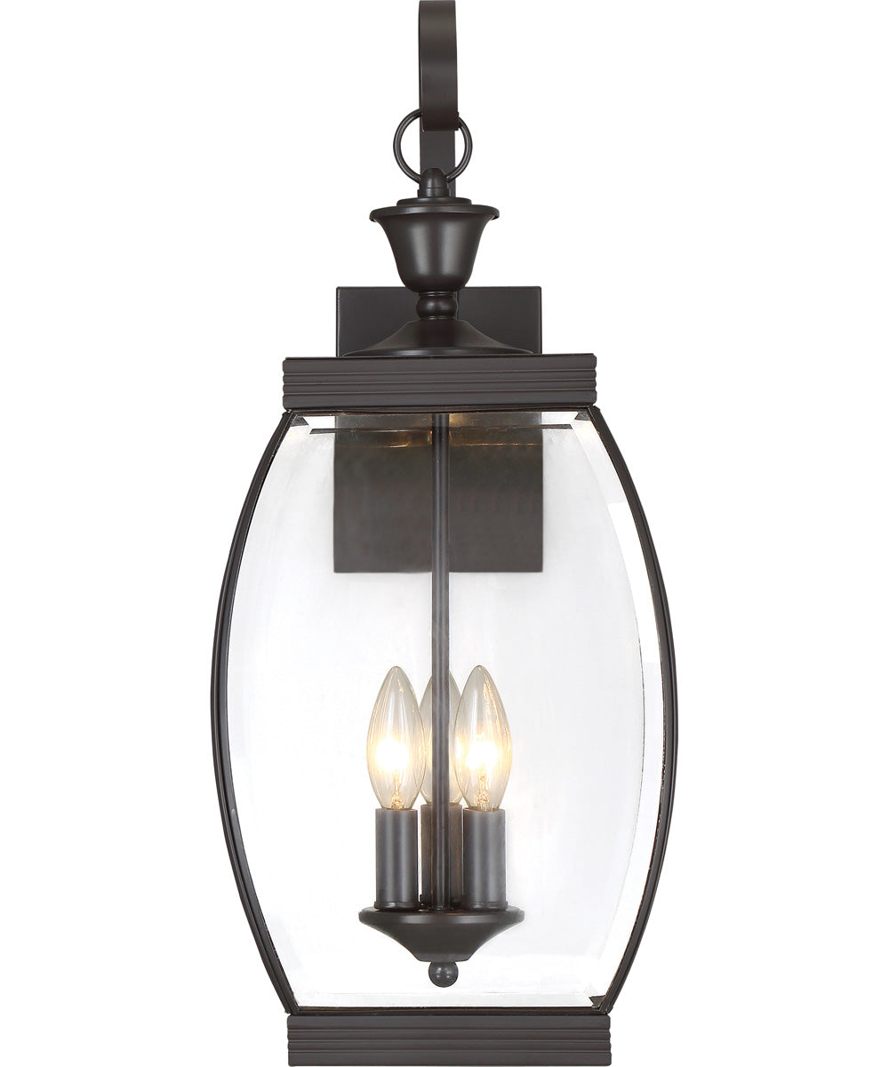 Oasis Large 3-light Outdoor Wall Light Medici Bronze