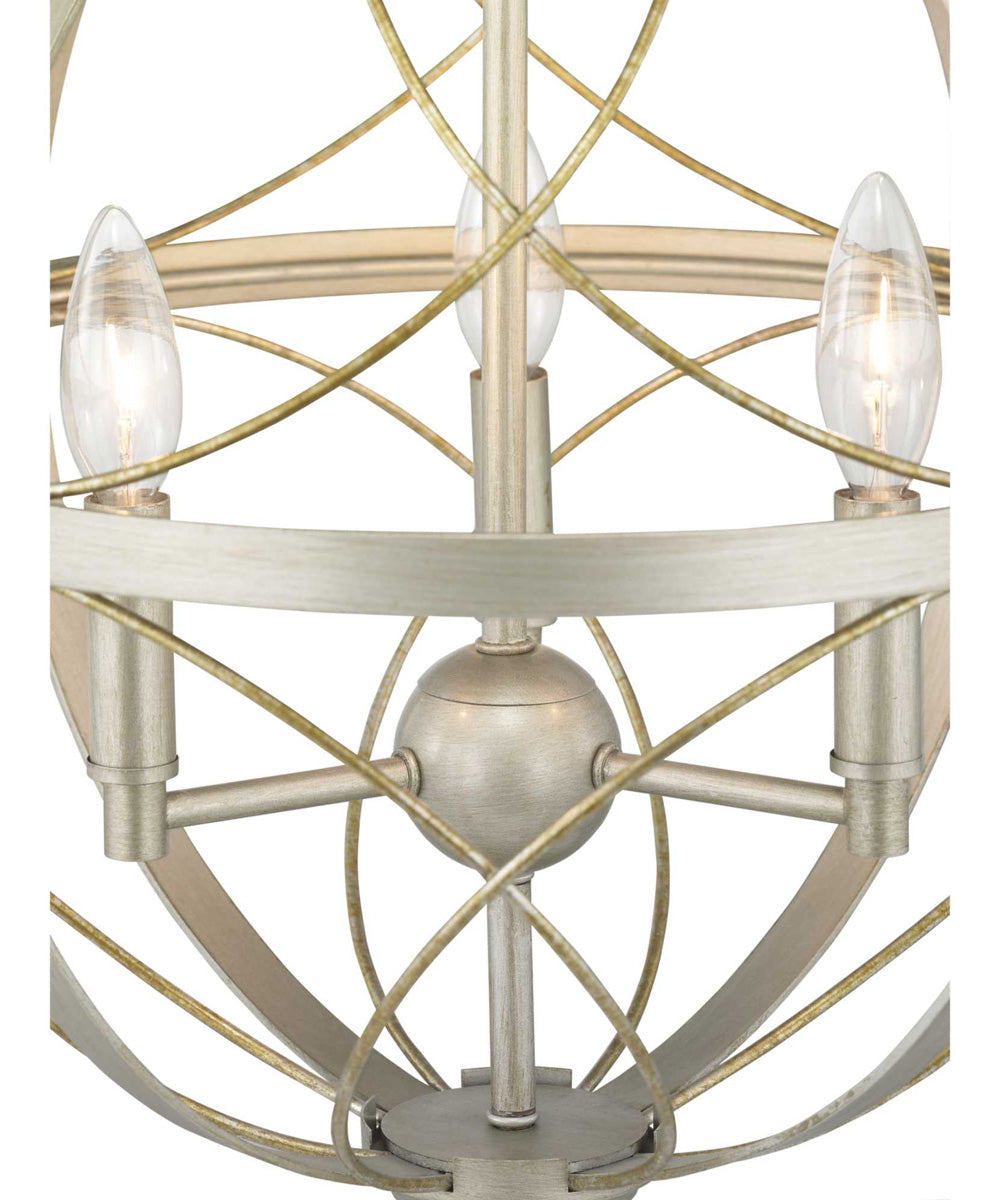 Brandywine 3-Light Pendant Silver Ridge