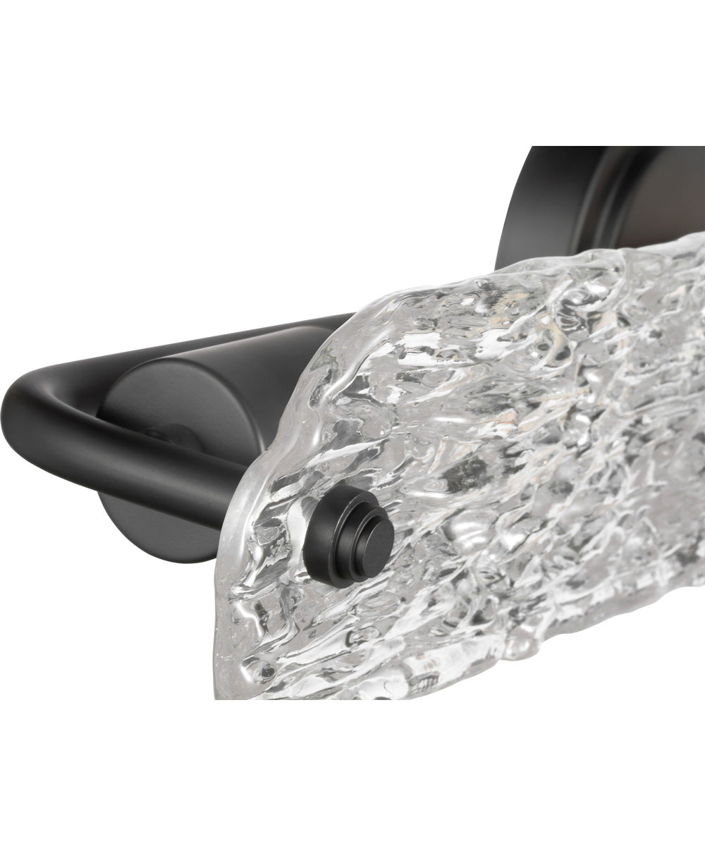 Glacier 3-Light Vanity & Wall Matte Black