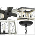 Briarwood 4-Light Coastal Chandelier Light Graphite