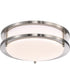 Glamour  Close-to-Ceiling Brushed Nickel