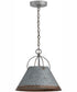 Alvin 1-Light Pendant Antique Galvanized