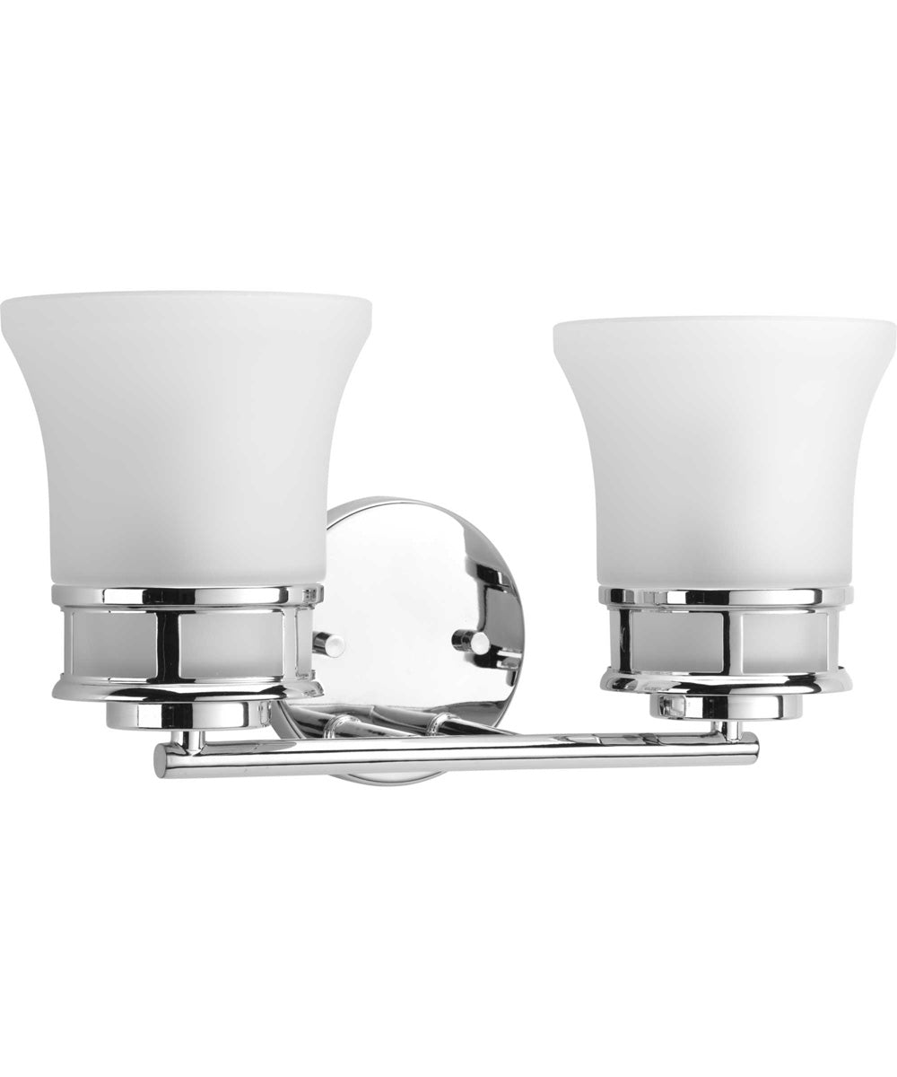 Cascadia 2-Light Bath & Vanity Polished Chrome