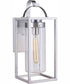 Neo 1-Light Outdoor Wall Lantern Satin Aluminum