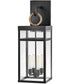 Porter 4-Light Double Extra Large LED Outdoor Wall Mount Lantern in Black
