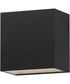 Blok 1-Light LED Outdoor Sconce Black