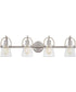 Stafford Extra Large 4-light Bath Light Brushed Nickel