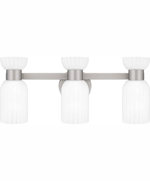 Rembrandt Large 3-light Bath Light Brushed Nickel