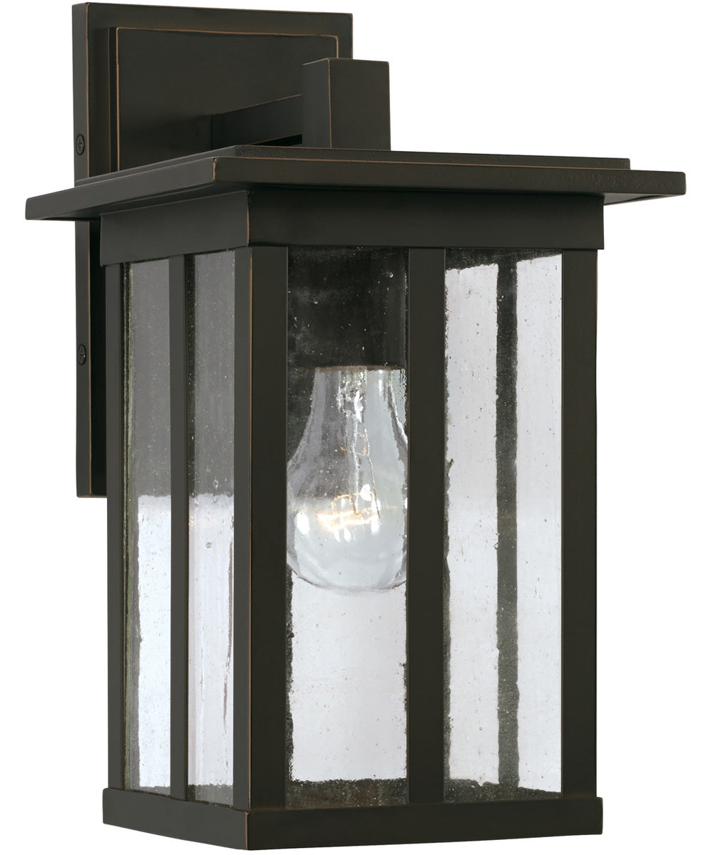 Barrett 1-Light Outdoor Wall-Lantern Rain or Shine - Oiled Bronze