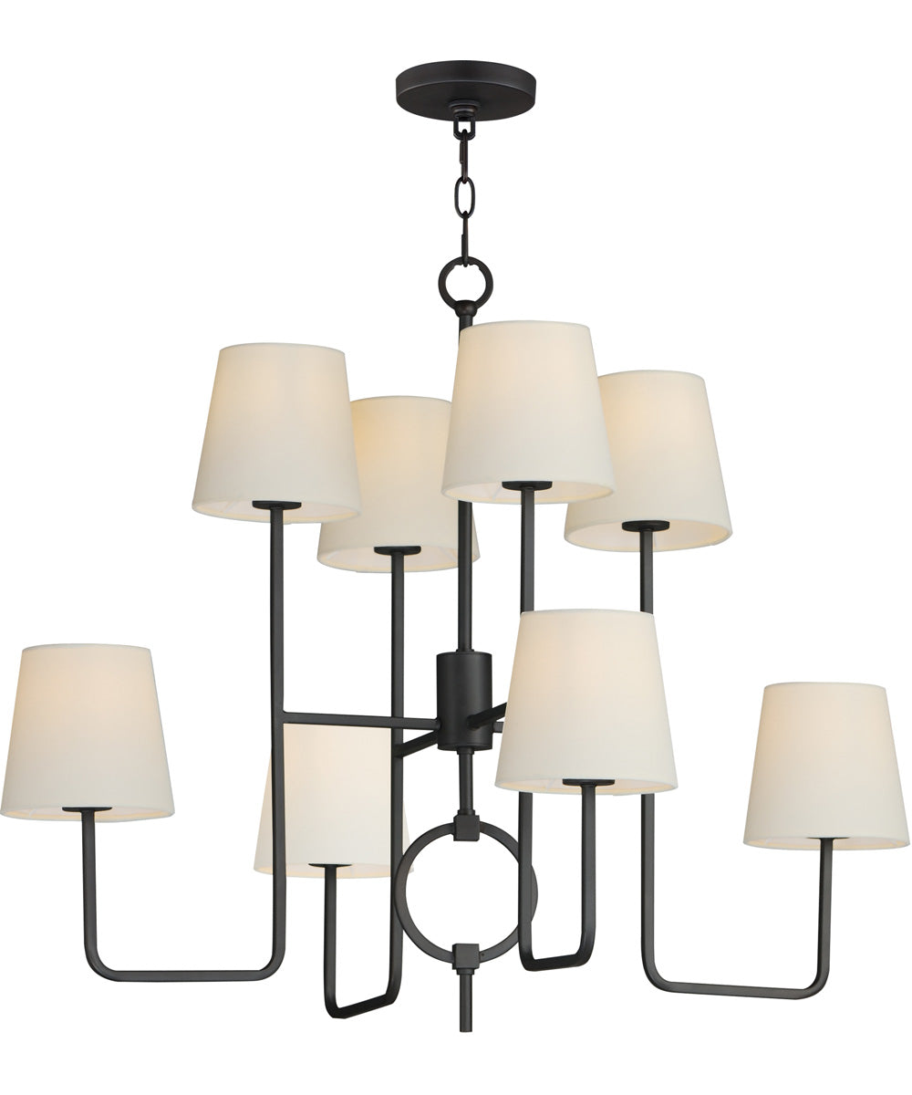 Paoli 8-Light Chandelier Charcoal Bronze