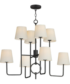 Paoli 8-Light Chandelier Charcoal Bronze
