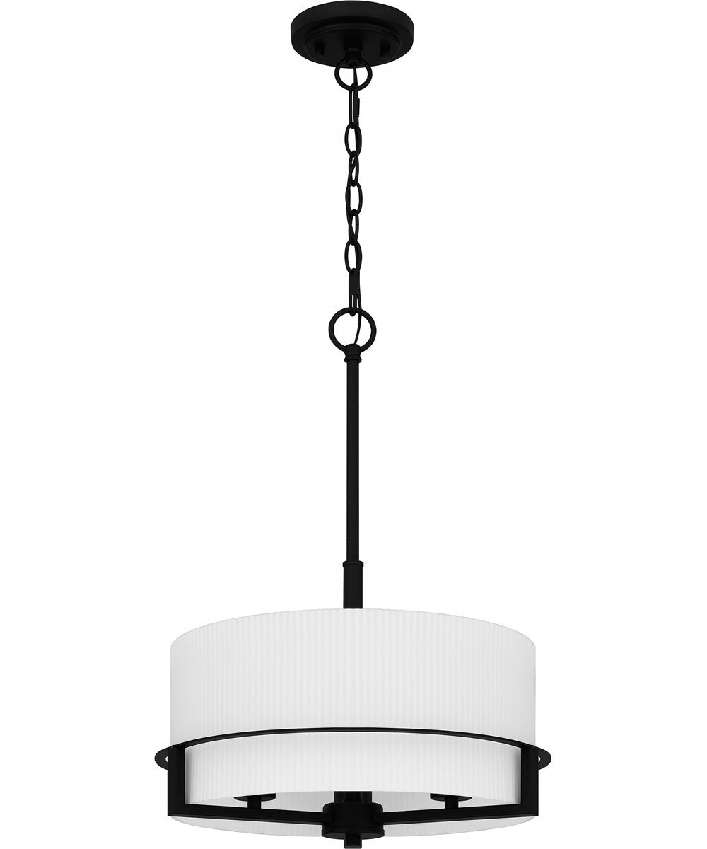 Seymour Large 3-light Pendant Matte Black