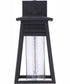 Becca 1-Light Outdoor Wall Lantern Matte Black