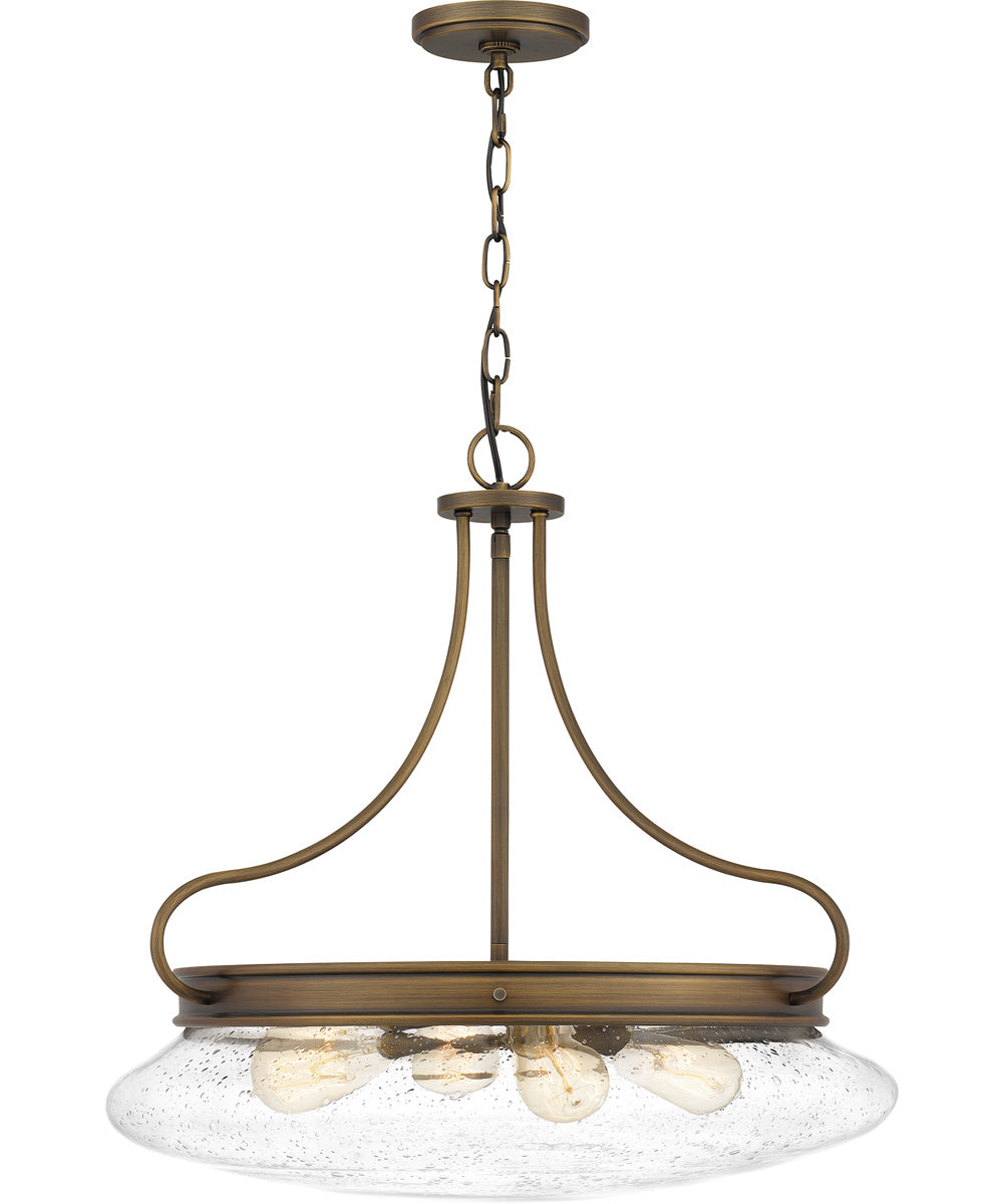 Tucker 4-light Pendant French Bronze