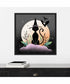 Framed Hocus Pocus II by Gia Graham Canvas Wall Art Print (22  W x 22  H), Sylvie Black Frame