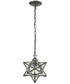 Star 1-Light Mini Pendant Oiled Bronze/Clear Glass - Large