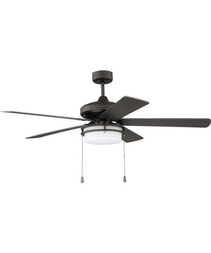 52" Stonegate 2-Light LED Ceiling Fan (Blades Included) Espresso