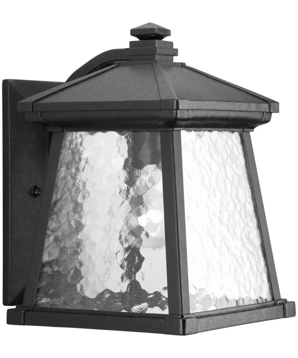 Mac 1-Light Medium Wall Lantern Textured Black