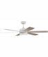 52" Trevor 1-Light Ceiling Fan White