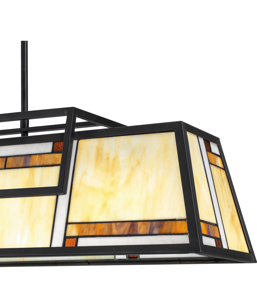 Atwater 4-light Island Light Matte Black