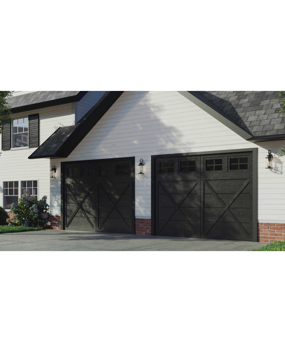 Squire 2-Light Medium Wall Lantern Matte Black