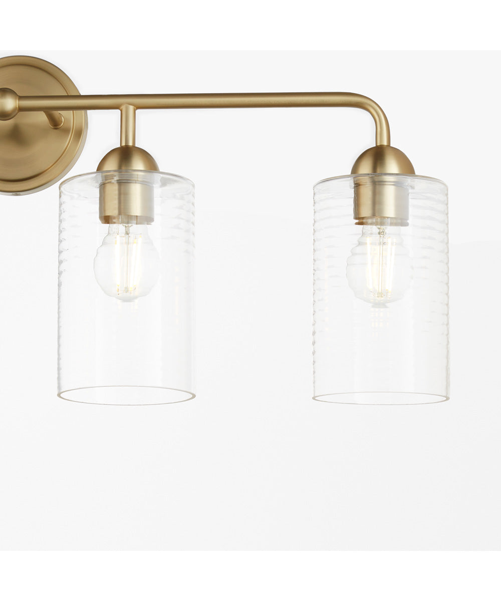 Tamara Day's Charlotte 4-light Bath Vanity Light Aged Brass