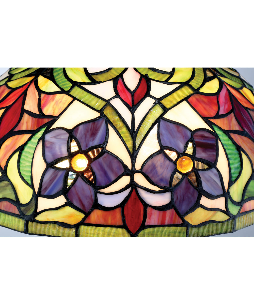 Violets Small 2-light Table Lamp Vintage Bronze