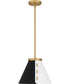 Quoizel Pendant 1-light Pendant Brushed Weathered Brass