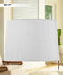 18"W x 13"H Pleated Fabric SLIP UNO Drum Shade