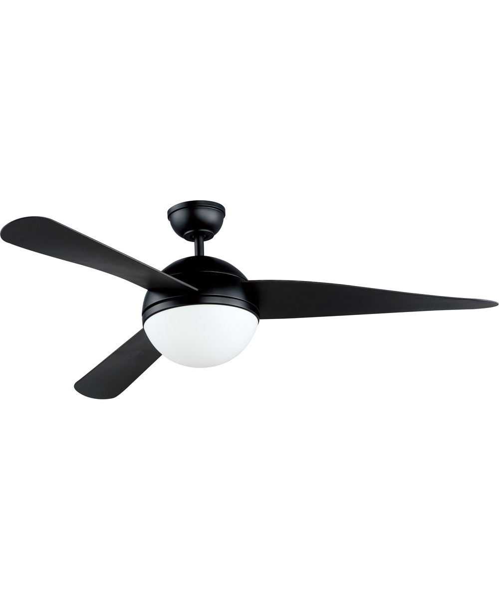 Cupola 52 inch Black Fan 2-Light LED Black