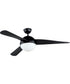 Cupola 52 inch Black Fan 2-Light LED Black
