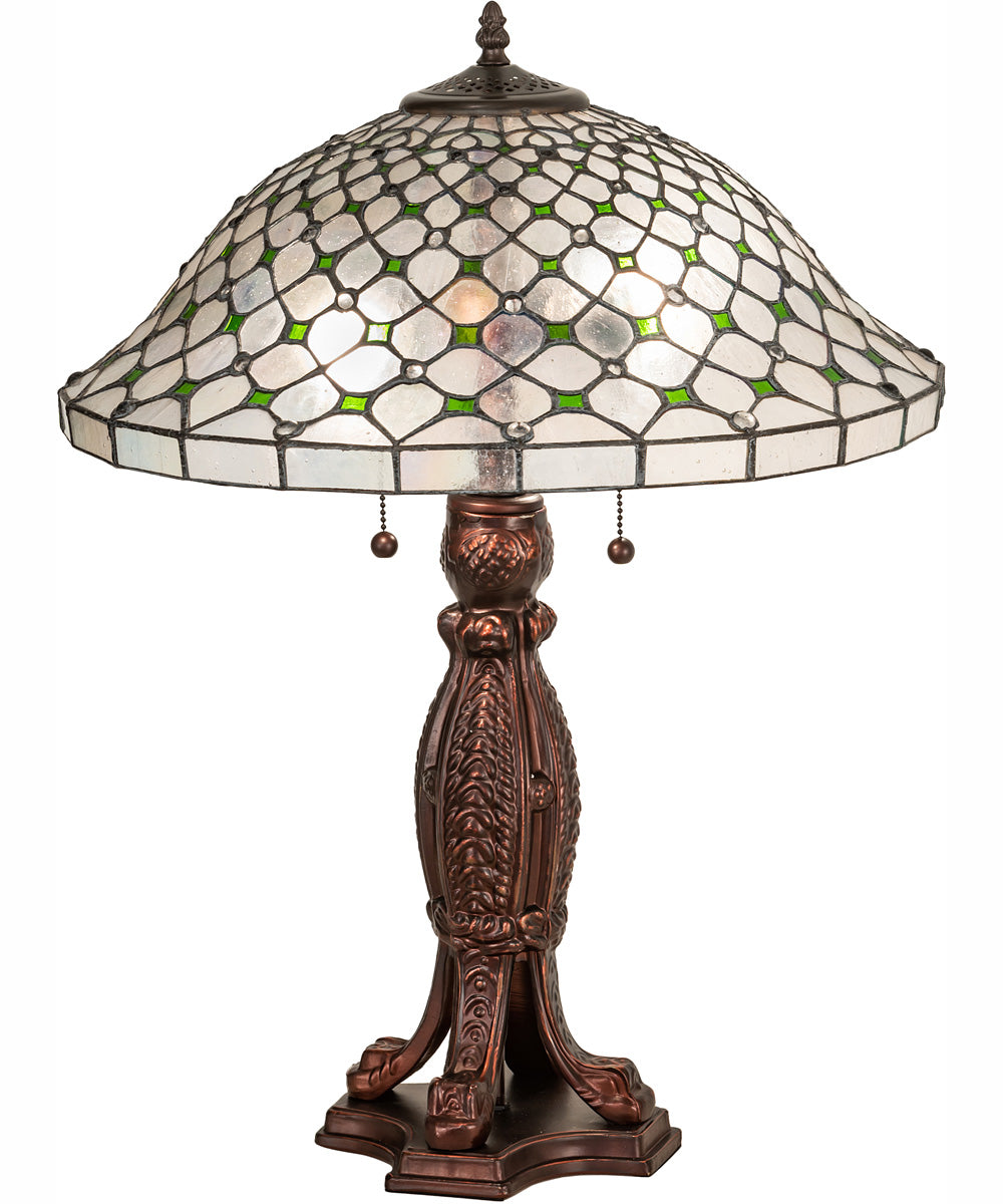 25" High Diamond & Jewel Table Lamp