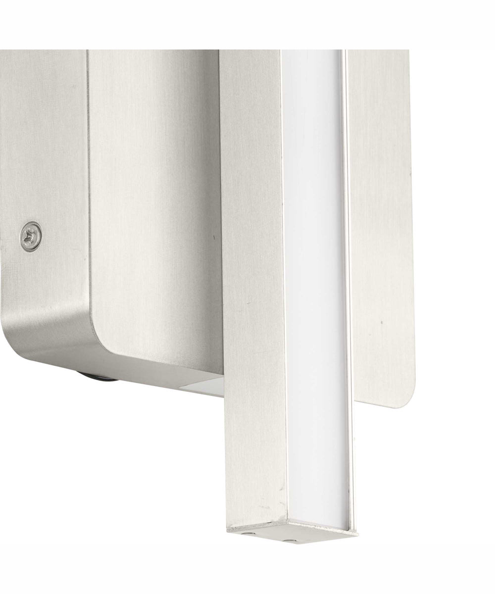 Phase 4 16 in. Small Modern Integrated 3CCT Integrated LED Linear Vanity Light Brushed Nickel