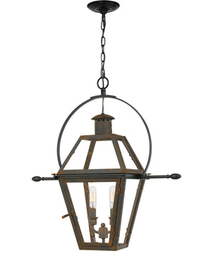 Rue De Royal 2-light Pendant Industrial Bronze