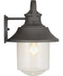 Weldon 1-Light Large Wall Lantern Architectural Bronze