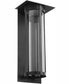 Abram 1-light LED Outdoor Wall Lantern Textured Black