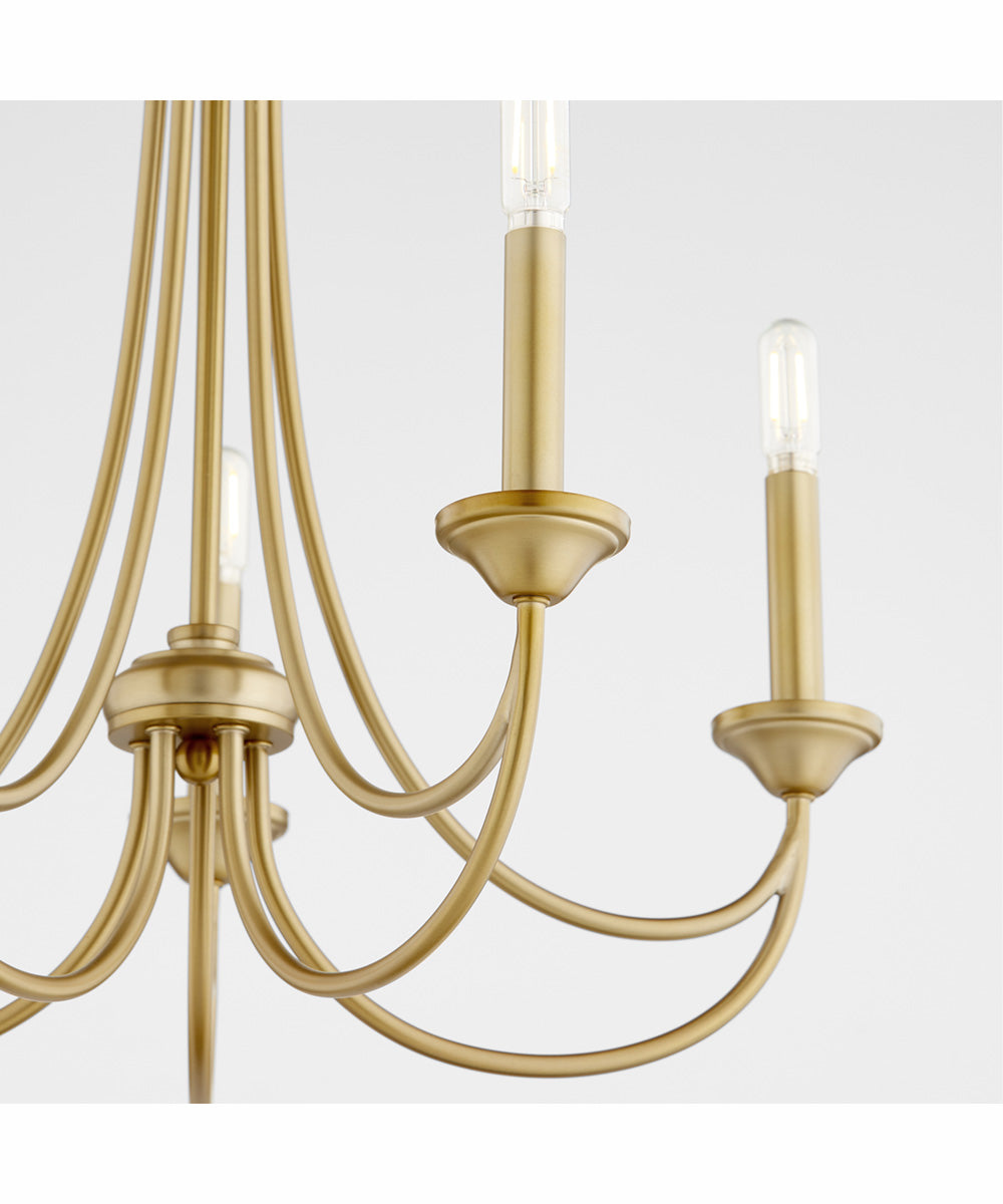 Brooks 5-light Chandelier Aged Brass