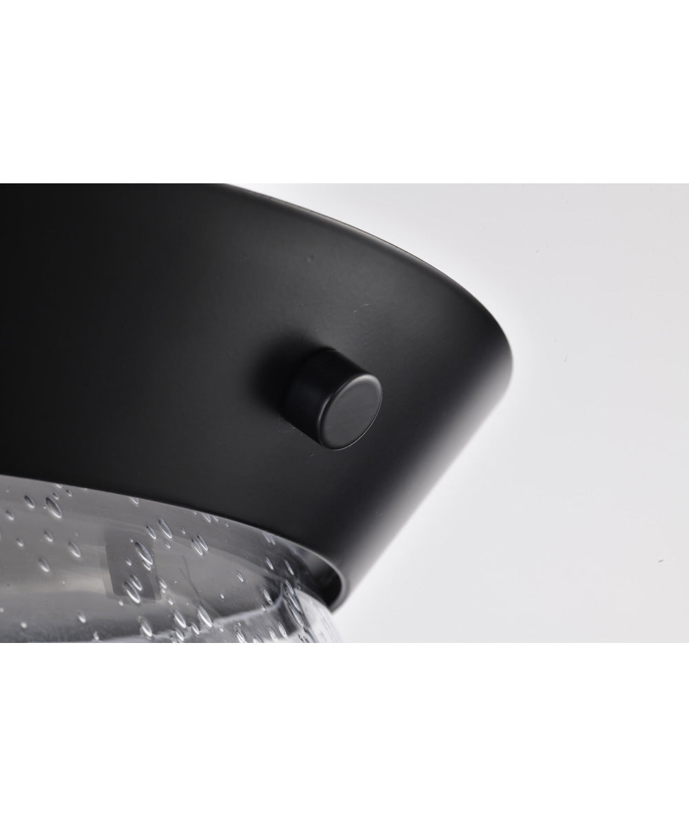 Boliver 3-Light Close-to-Ceiling Matte Black