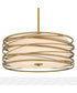 Spiral 3-light Pendant Light Gold