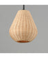 Maldives 1-Light Pendant Black