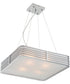 Babette 4-Light Pendant Silver