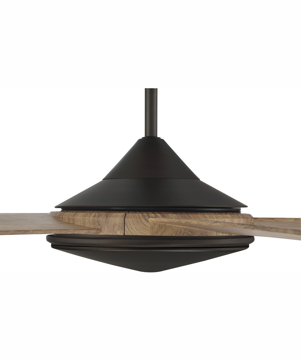 60" Delaney 1-Light Indoor/Outdoor Ceiling Fan Espresso